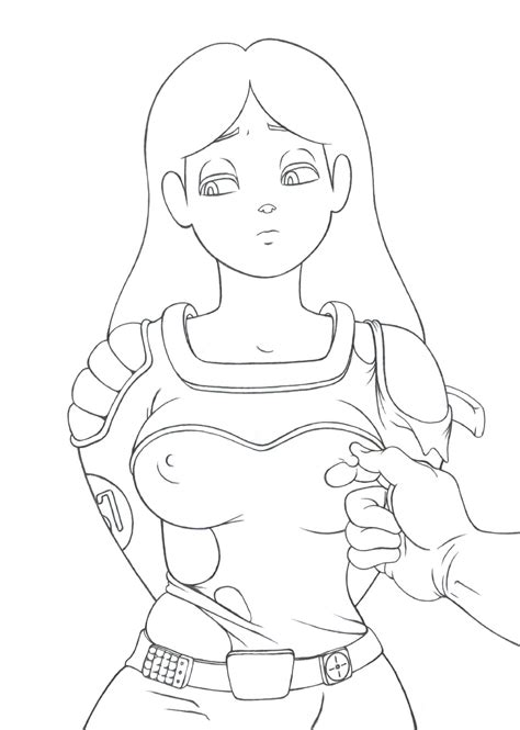 Rule 34 Clothing Female Female Focus Female Only Hourglass Figure Line Art Once Upon A Time