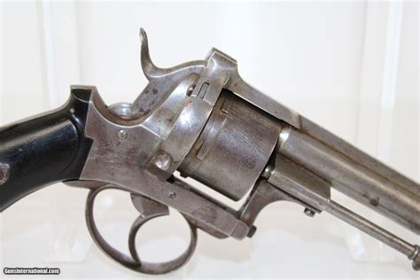 Nice 1870s European Antique Pinfire Revolver