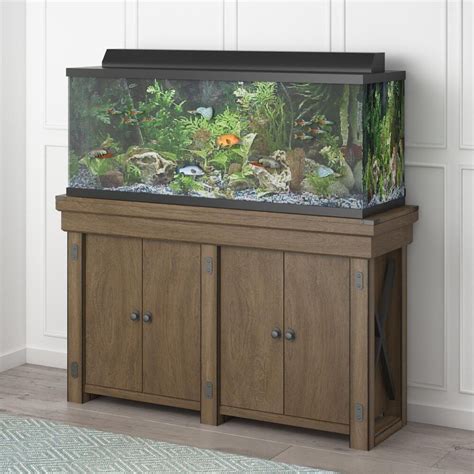 Wildwood 55 Gallon Aquarium Stand Rustic Gray 1575 X 5000 X 3000