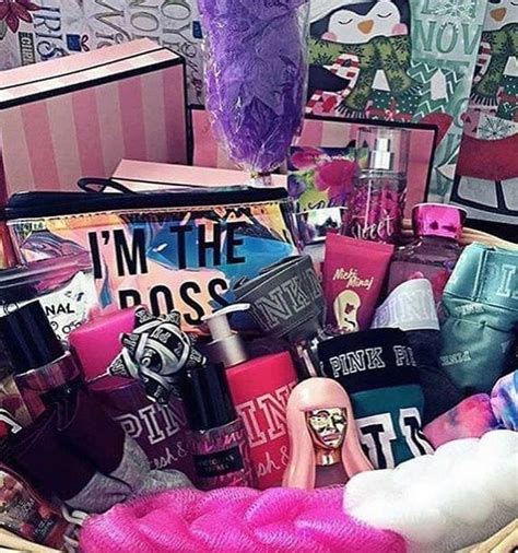 Whatever you're shopping for, we've got it. Pin by Mady on Victoria secret pink | Girl gift baskets ...