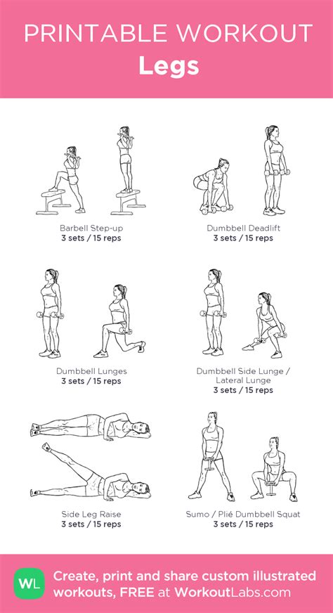 Boriack Legs My Custom Workout Created At Workoutlabs Com Click Through To Download As