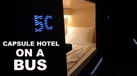 Cozy up in an actual bed, close the curtains and dream away to your destination. What a CAPSULE BUS HOTEL is really like! (Los Angeles to ...