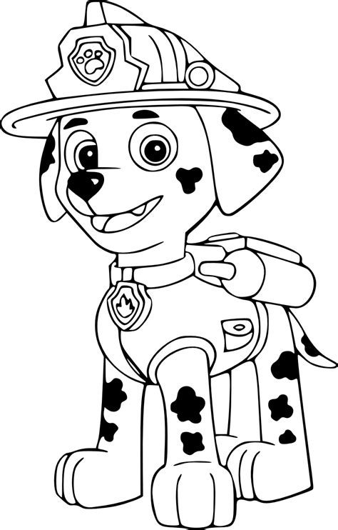 Marcus Paw Patrol Coloring Page To Print And Color
