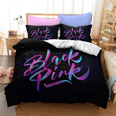 Blackpink Bedding Set 3pcs Duvet Cover Pillowcase Etsy