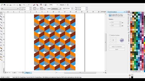 Desain Pattern dengan CorelDRAW | Belajar CorelDRAW - YouTube