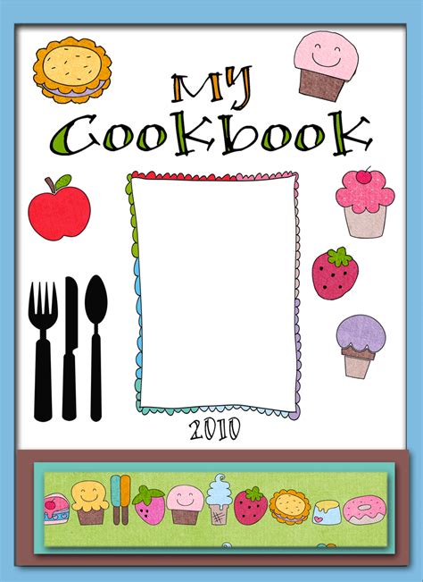 Printable Recipe Book Cover