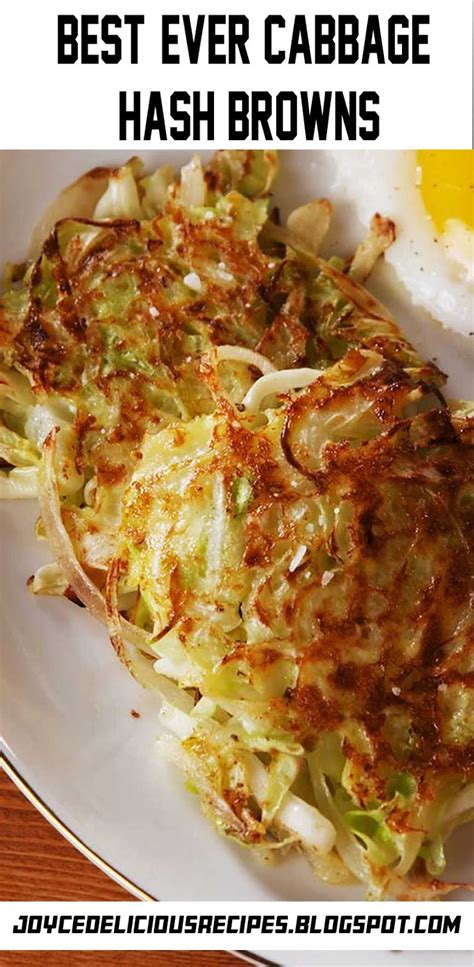 Spray with cooking spray and saute until lightly browned. Best-Ever Cabbage Hash Browns - Joyce Yummy Recipes