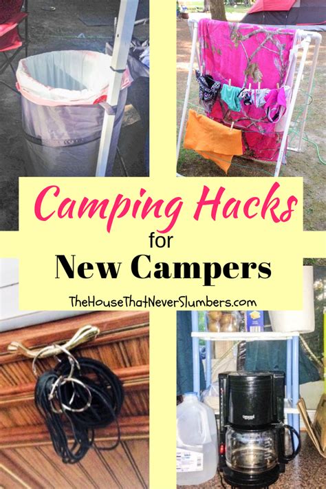 Camping Hacks for New Campers - Pinterest 3 - The House ...