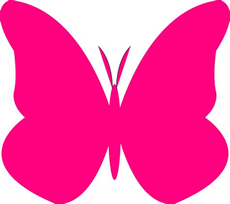 Butterfly Pink Silhouette · Free Vector Graphic On Pixabay