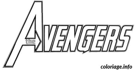 Download Coloriage Avengers Logo - JeColorie.com
