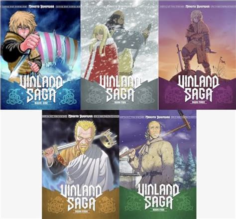 Vinland Saga Volume 1 5 Collection 5 Books Set By Series 1 Makoto