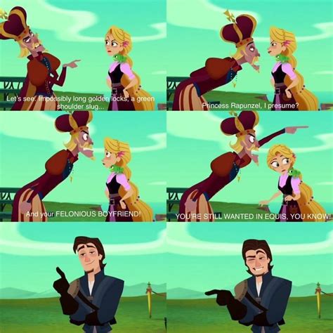 Pin By Lauren Mccarthy On Tangled The Series Disney Funny Funny