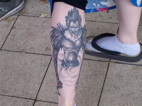 Ryuk Tattoo By Deathnotefan123456 On Deviantart