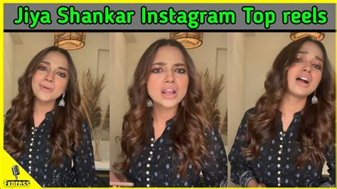 Jiya Shankar Instagram Viral Reels Indian Media Express Youtube