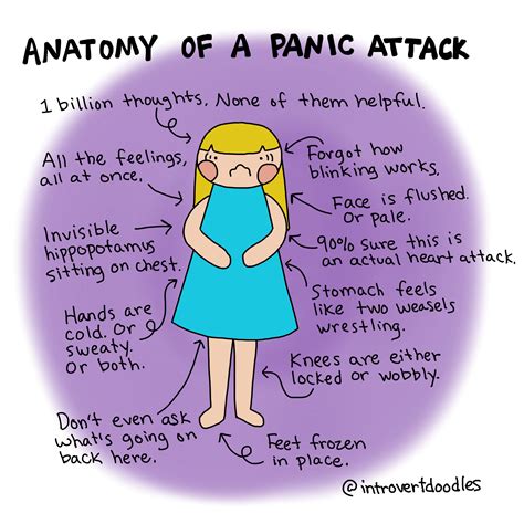 Anatomy Of A Panic Attack Introvert Doodles