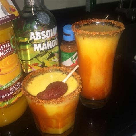 In a small glass bowl, mix the apricot jam, lime juice, mccormick red crush pepper, mccormick ancho chile pepper, and salt. vodka chamoy shot