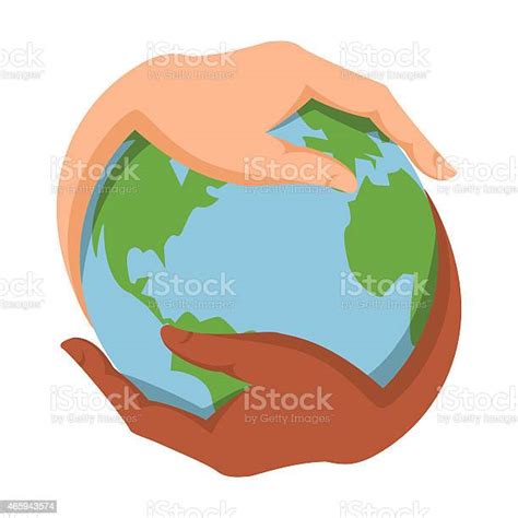 손을 쥠 행성입니다 지구별 행성 지구에 대한 스톡 벡터 아트 및 기타 이미지 행성 지구 2015년 구조 Istock