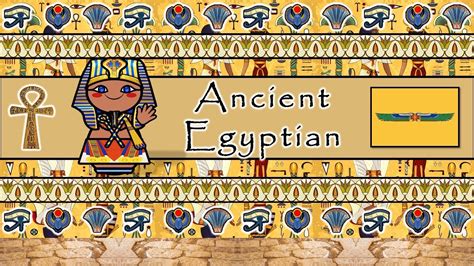 the sound of the ancient egyptian language numbers words and sample text youtube