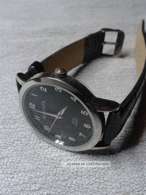 Diese edle herren armbanduhr besticht durch ihre außergewöhnliche eleganz. Herrenuhr Navox Analog Quarz Edelstahl