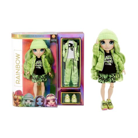 Buy Rainbow High Fashion Doll Jade Hunter Green Themed Doll With Luxury Outfits Accessories