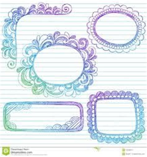 Títulos en dibujos para cada asignatura (o materia) escolar. Resultado de imagen para marcos decorativos para cuaderno ...
