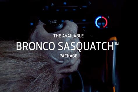 2021 Ford Bronco Sasquatch Gets A Manual Transmission Autowise