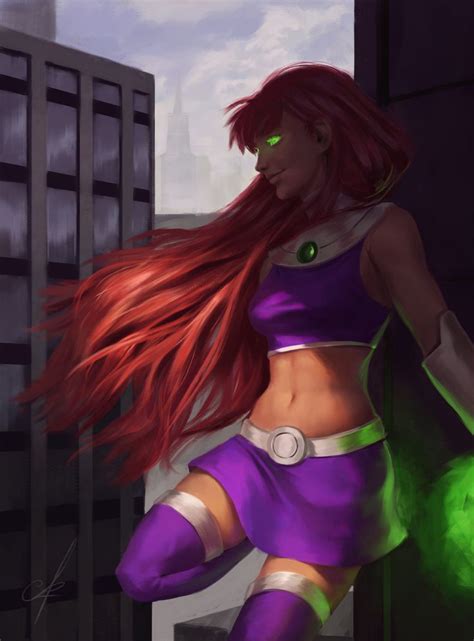 Pin On Starfire Dc Comics