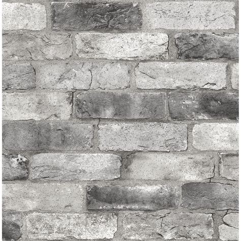 Brick Wallpaper And Grey Walls Carrotapp