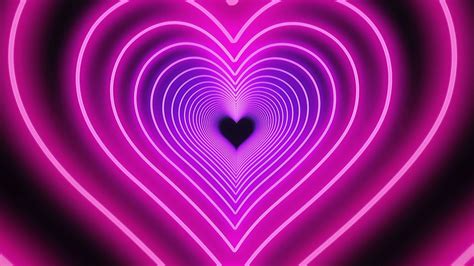 Neon Lights Love Heart Tunnel YouTube