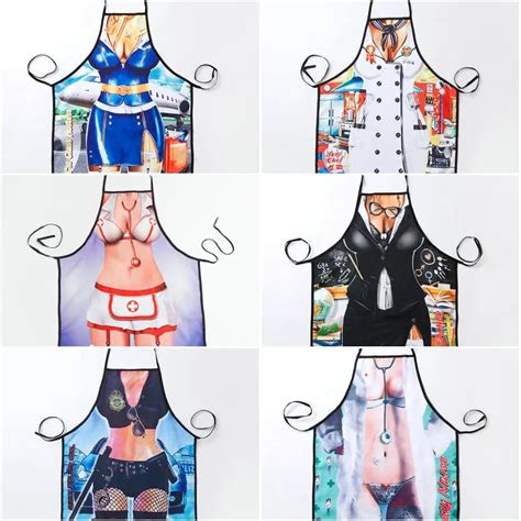Freeshipping 2018 Funny Apron Decoration Apron For Sanitary Cleaning Women Men Dinner Party