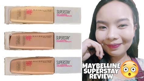 Maybelline Superstay Foundation Review Youtube