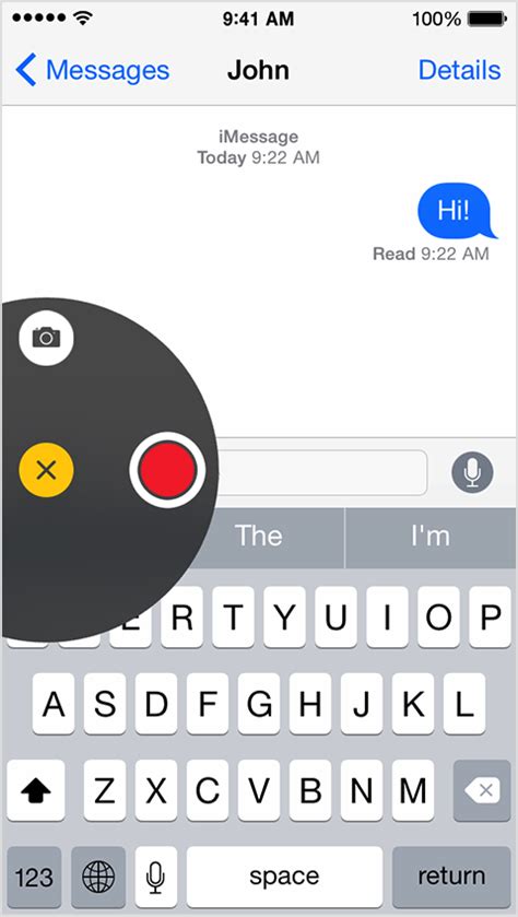Am i the only crazy person taking long videos? Send audio, photo, and video messages on your iPhone, iPad ...