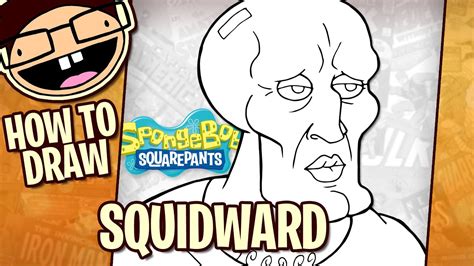 How To Draw Handsome Squidward Spongebob Squarepants Narrated Step