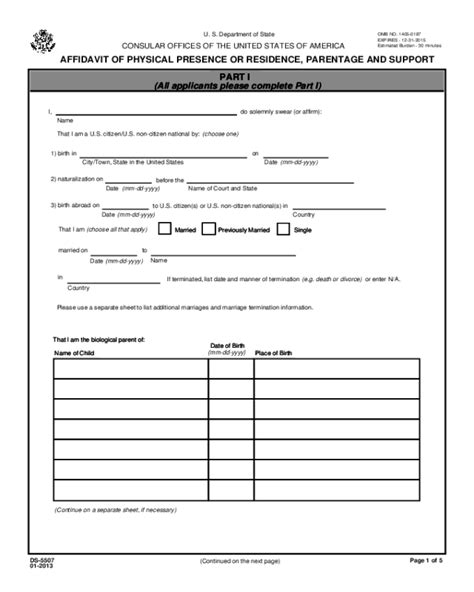 2022 Citizenship Affidavit Form Fillable Printable Pdf Forms Images