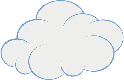 Vector Transparente Png Y Svg De Dibujos Animados De La Nube