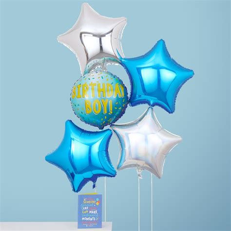 Birthday Boy Balloon Bundle Moonpig