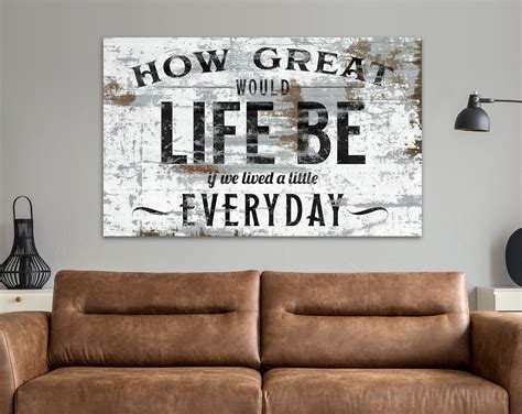 How Great Would Life Be Affirmation Phrase Inspirational Quote Etsy