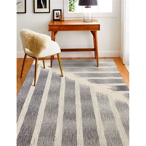 Wade Logan® Anjalie Handmade Tufted Ivorygray Rug And Reviews Wayfair