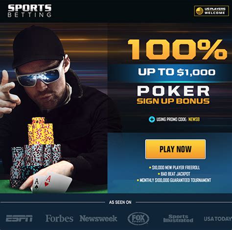 At each page, scan the page for a coupon code or promotion code option. SportsBetting.ag Poker Bonus Code NEWSB, $1,000 Free Nov 2019