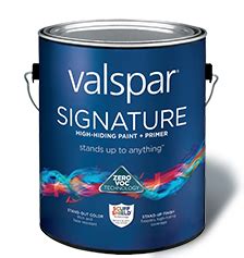 Responsible product choices benefit our communities and the environment. Valspar Signature with Zero VOC Technology | Valspar ...