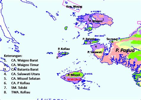 Gambar Konservasi Sda Raja Ampat Kawasan Peta Penyebaran Kabupaten