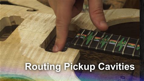 Routing Pickup Cavities Youtube