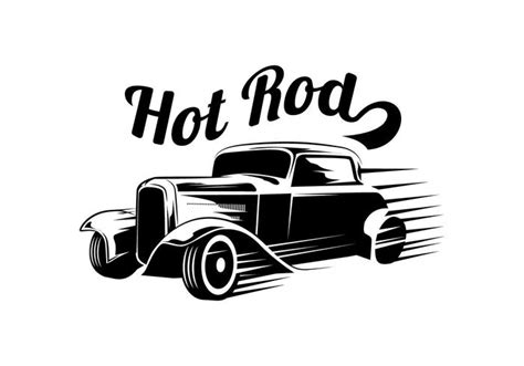 Hot Rod Vector Art Icons And Graphics For Free Download