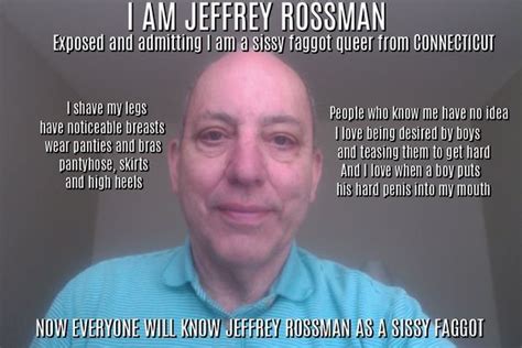 On Being Discovered Jeffrey Rossman From Connecticut Is A Crossdressing