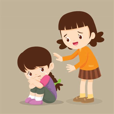 Sad Child Comfort Illustrations Royalty Free Vector Graphics And Clip