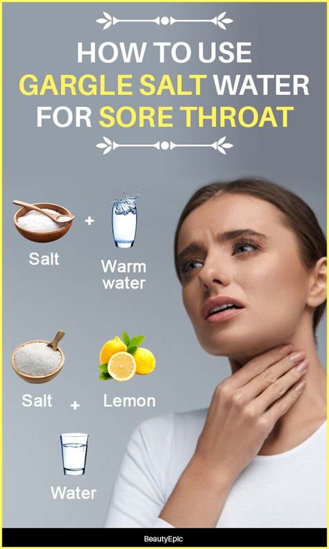 How To Gargle Salt Water For Sore Throat Gargle Salt Water Gargle