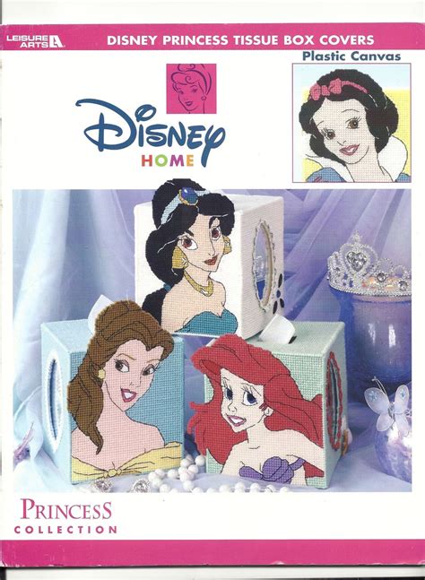Disney Princess Tissue Box Covers Booklet From Leisure Arts 4495