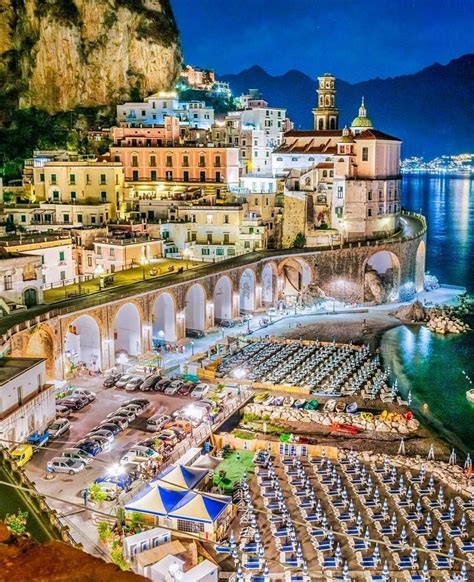 Atrani Salerno Amalfi Coast 美しい場所 風景 美しい風景