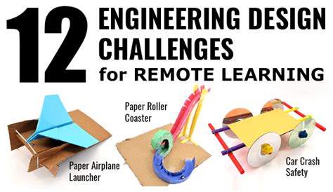 12 Engineering Design Challenges Perfect For Remote Learning Science