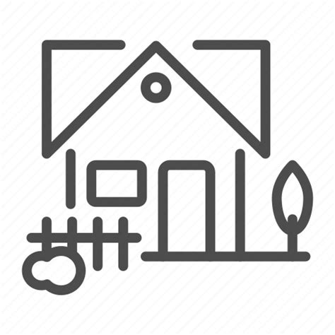 Apartment Building Compound Fence Home House Icon